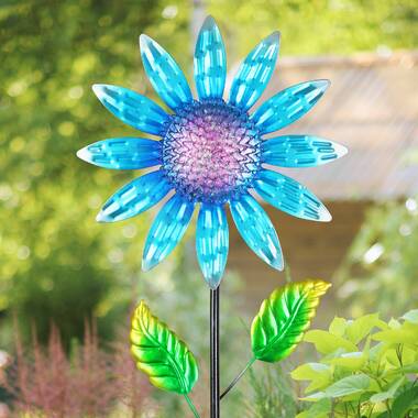 Solar cattail deals garden stake